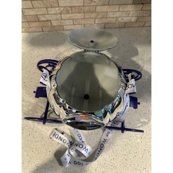 Disneyland parks 100 years Cinderella carriage popcorn bucket Disney 100 Silver - Picture 5 of 5